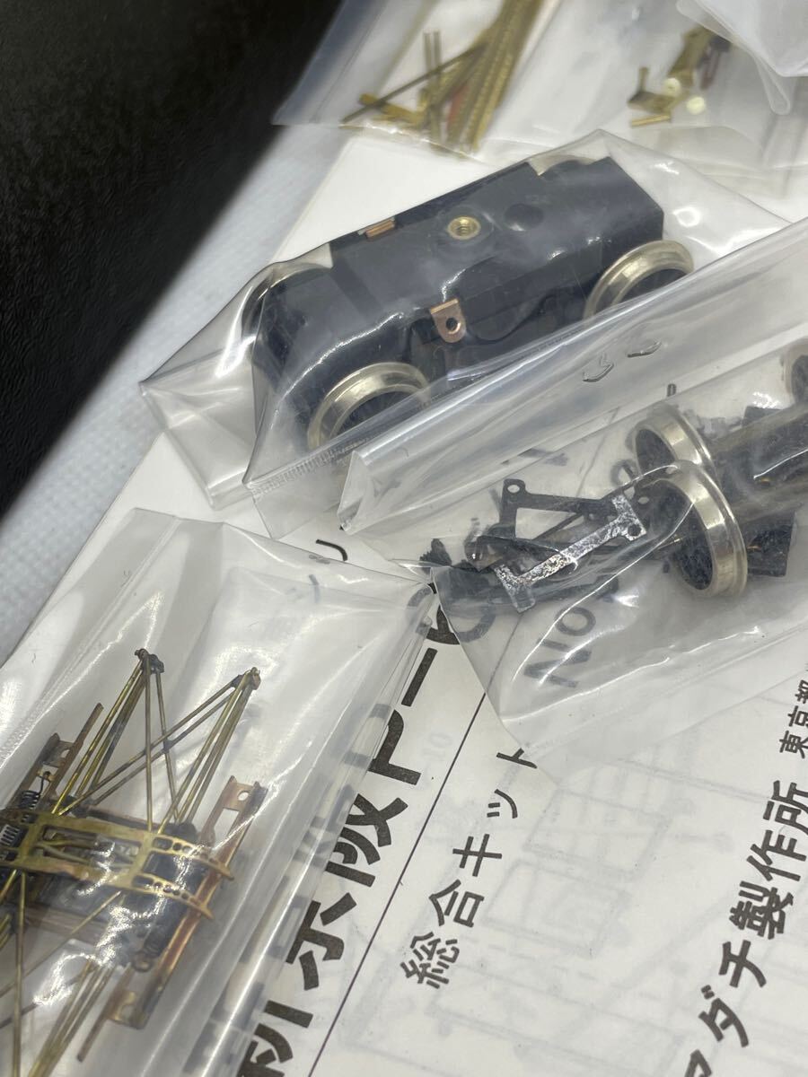 アダチ 新京阪 P6デイ100 全鋼製車 真鍮キット 付属品付き （HOゲージ
