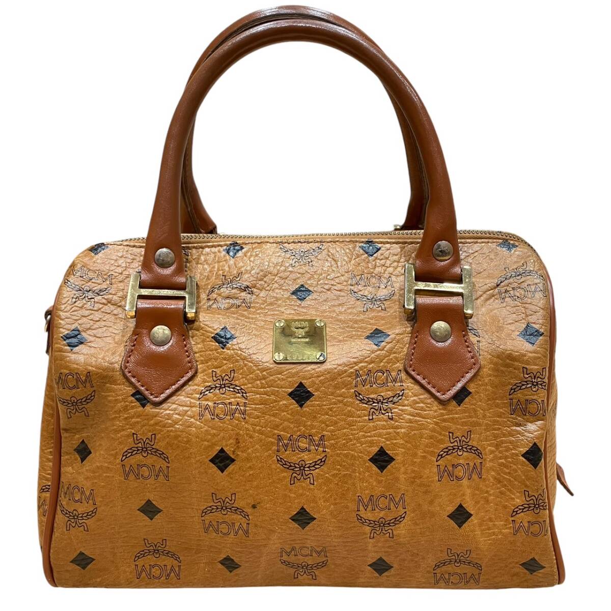 エム・シー・エム MCM ハンドバッグ ミニ ボストンバッグ ヴィセトス柄