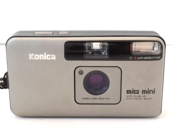 ☆S67 中古品 KONICA/コニカ フィルムカメラ BiG mini BM-201 ※箱類