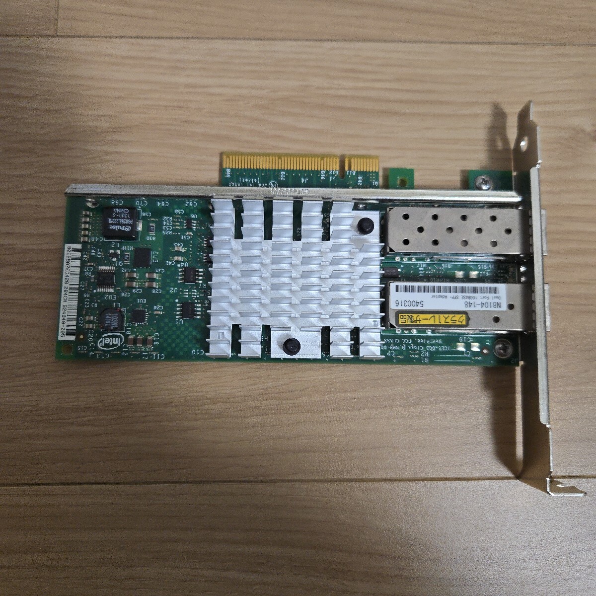 【中古】Intel X520-DA2 ロープロファイルブラケットライト付き_1