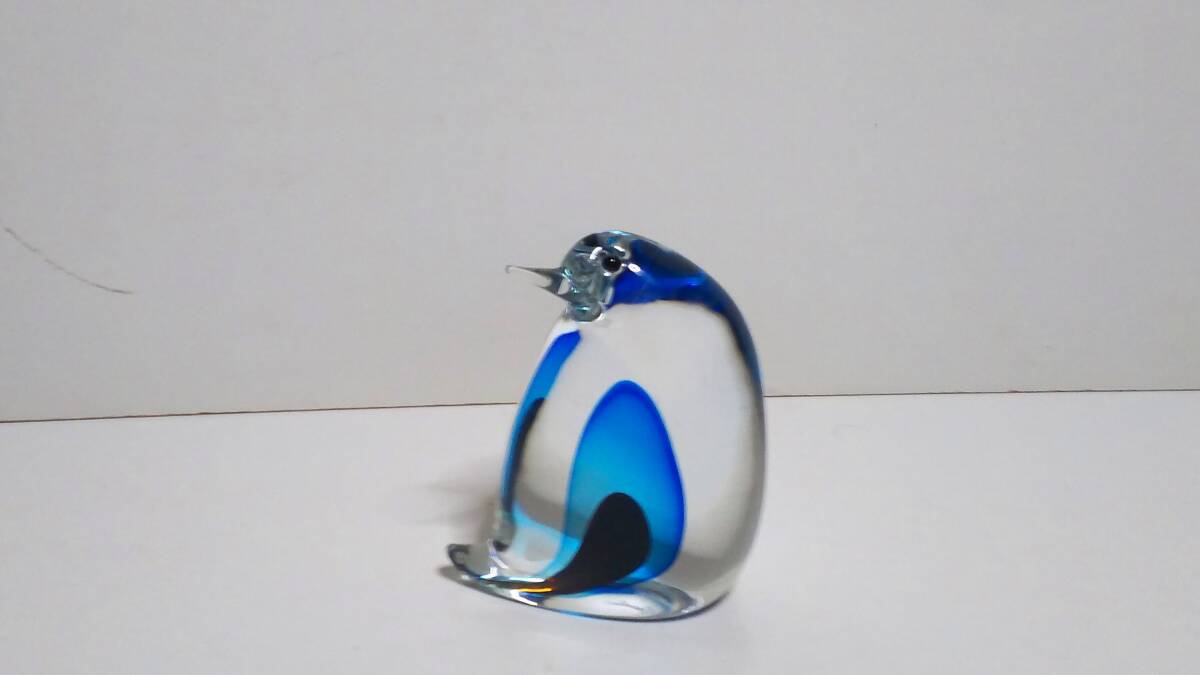 ペンギン ヴィンテージ スタイル ガラス - ムラーノ Murano フィギュア