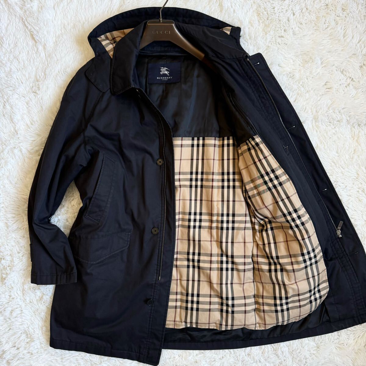 バーバリーロンドン 定価約15万 BURBERRY LONDON 中綿入コート 