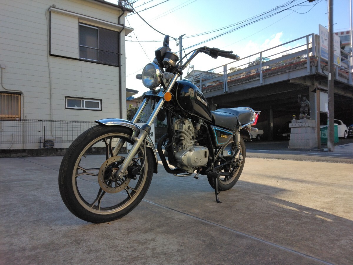 GN125 スズキ 書類付き 実働 GN125H 国産生産 実動 カスタム車 