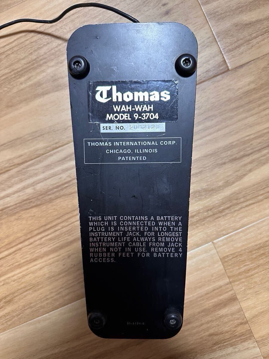 ヴィンテージジャンク】 ワウペダル エフェクター Thomas WAH-WAH