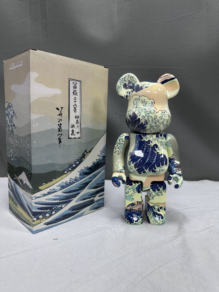 Kanagawa Bearbrick 400% Bear Surfing Surf ABS Figure Block High 