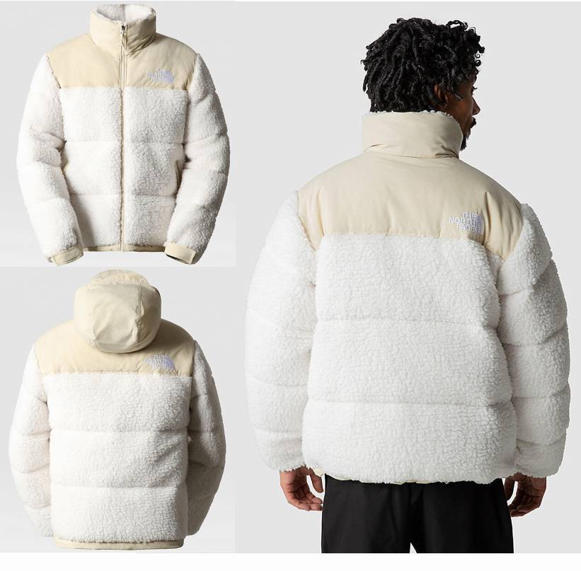 ◆お正月出品◆新品 3XLサイズ ノースフェイス ボアパイル ヌプシ グースダウンジャケット 白 The North Face Retro Sherpa Nuptse Jacket _10