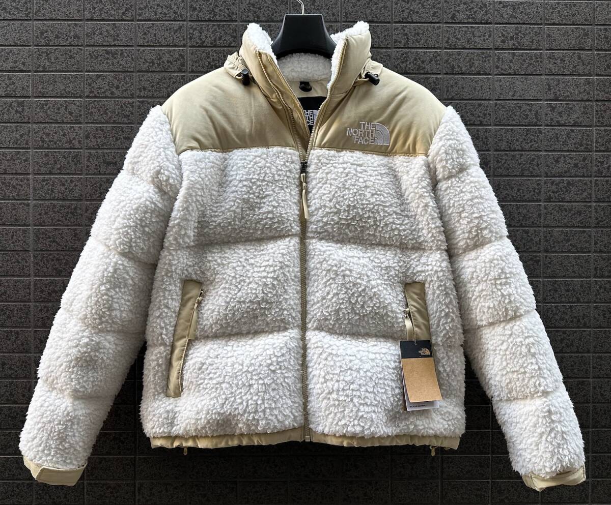 ◆お正月出品◆新品 3XLサイズ ノースフェイス ボアパイル ヌプシ グースダウンジャケット 白 The North Face Retro Sherpa Nuptse Jacket _3