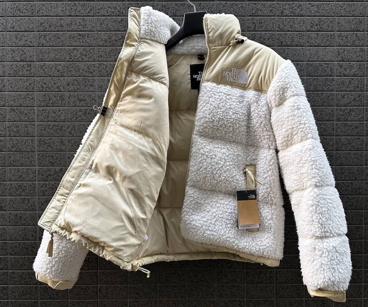 ◆お正月出品◆新品 3XLサイズ ノースフェイス ボアパイル ヌプシ グースダウンジャケット 白 The North Face Retro Sherpa Nuptse Jacket _4
