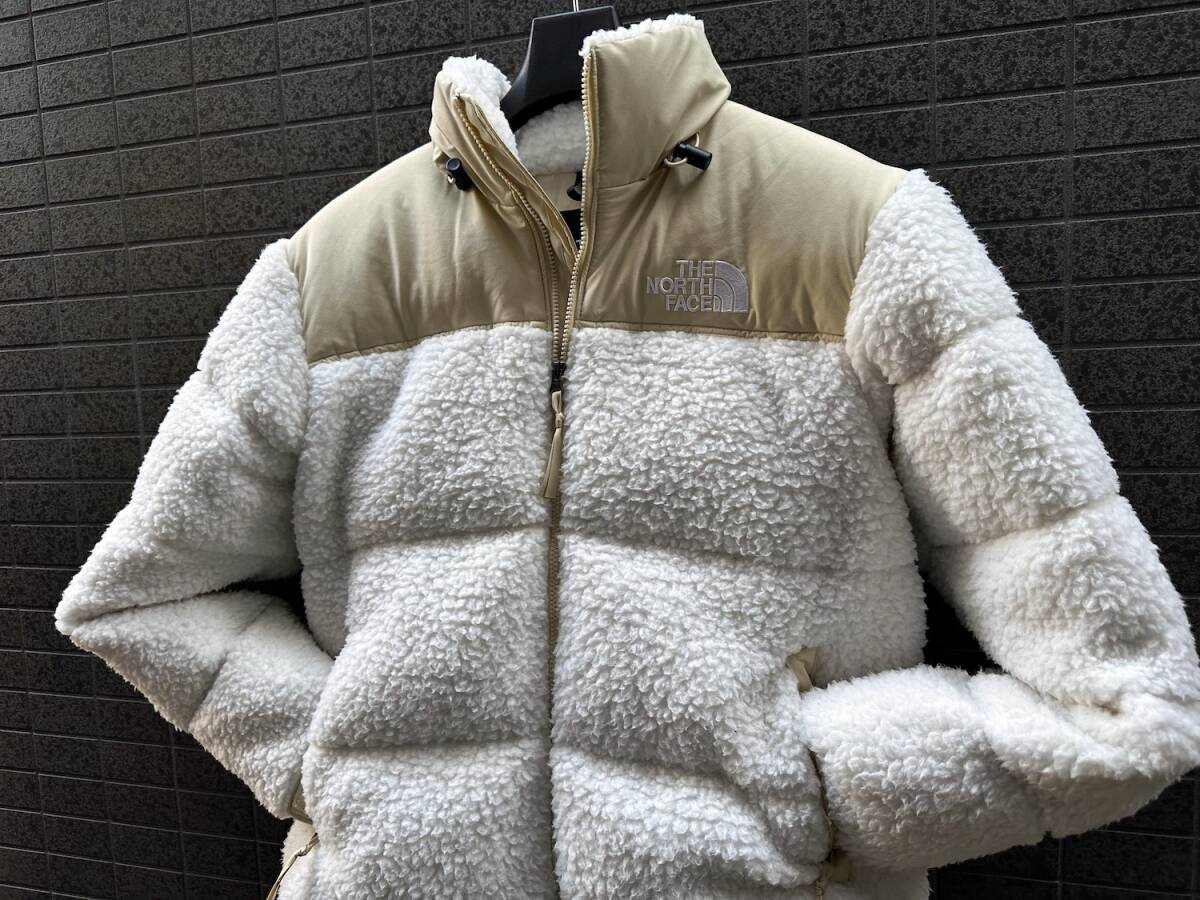 ◆お正月出品◆新品 3XLサイズ ノースフェイス ボアパイル ヌプシ グースダウンジャケット 白 The North Face Retro Sherpa Nuptse Jacket _6