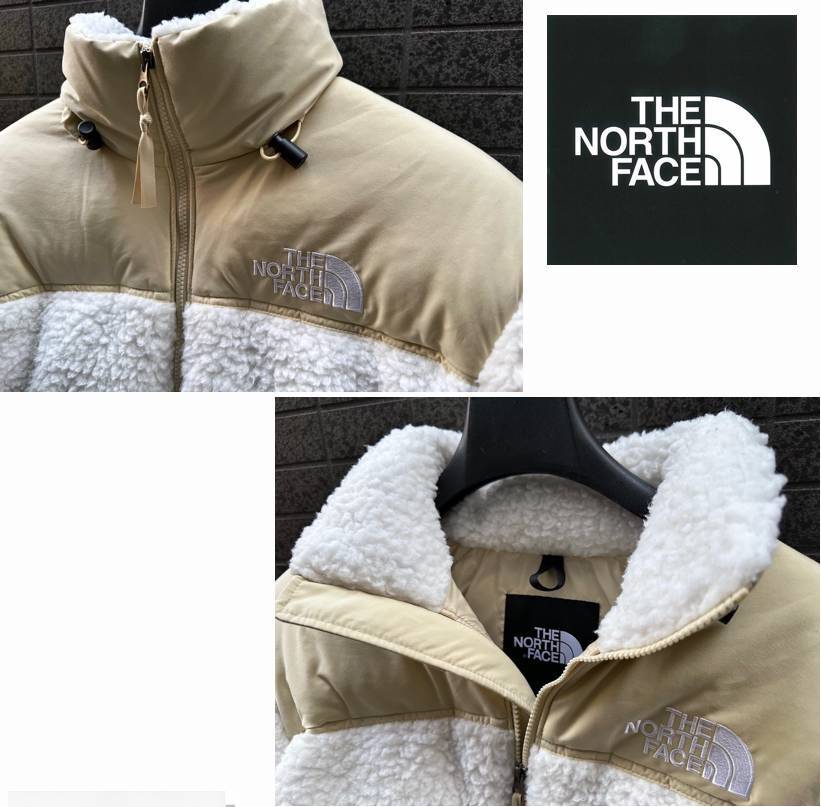 ◆お正月出品◆新品 3XLサイズ ノースフェイス ボアパイル ヌプシ グースダウンジャケット 白 The North Face Retro Sherpa Nuptse Jacket _7