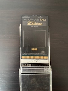 Korg M1 Wavestation Memory Card RAM MCR-03 256 Kbits | eBay