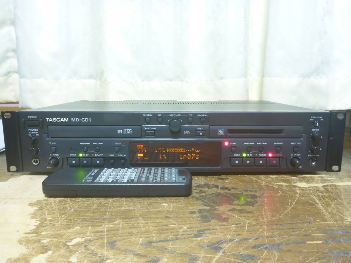TASCAM MD-CD1 タスカム | MD 業務用CDプレーヤー⁄MDレコーダー 業務用