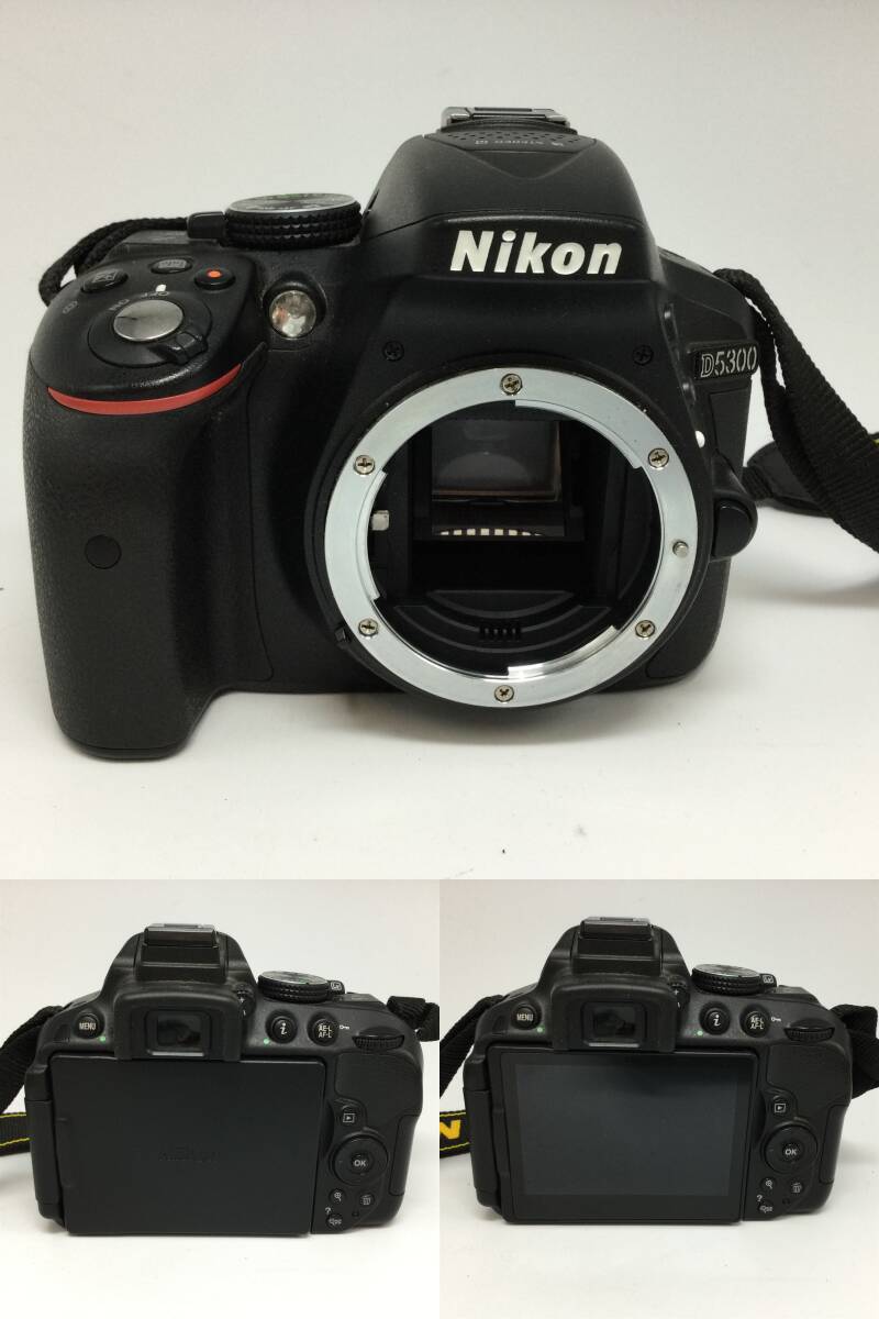 S72□【通電/動作/精度未確認】レンズセット Nikon ニコン D5300 一眼