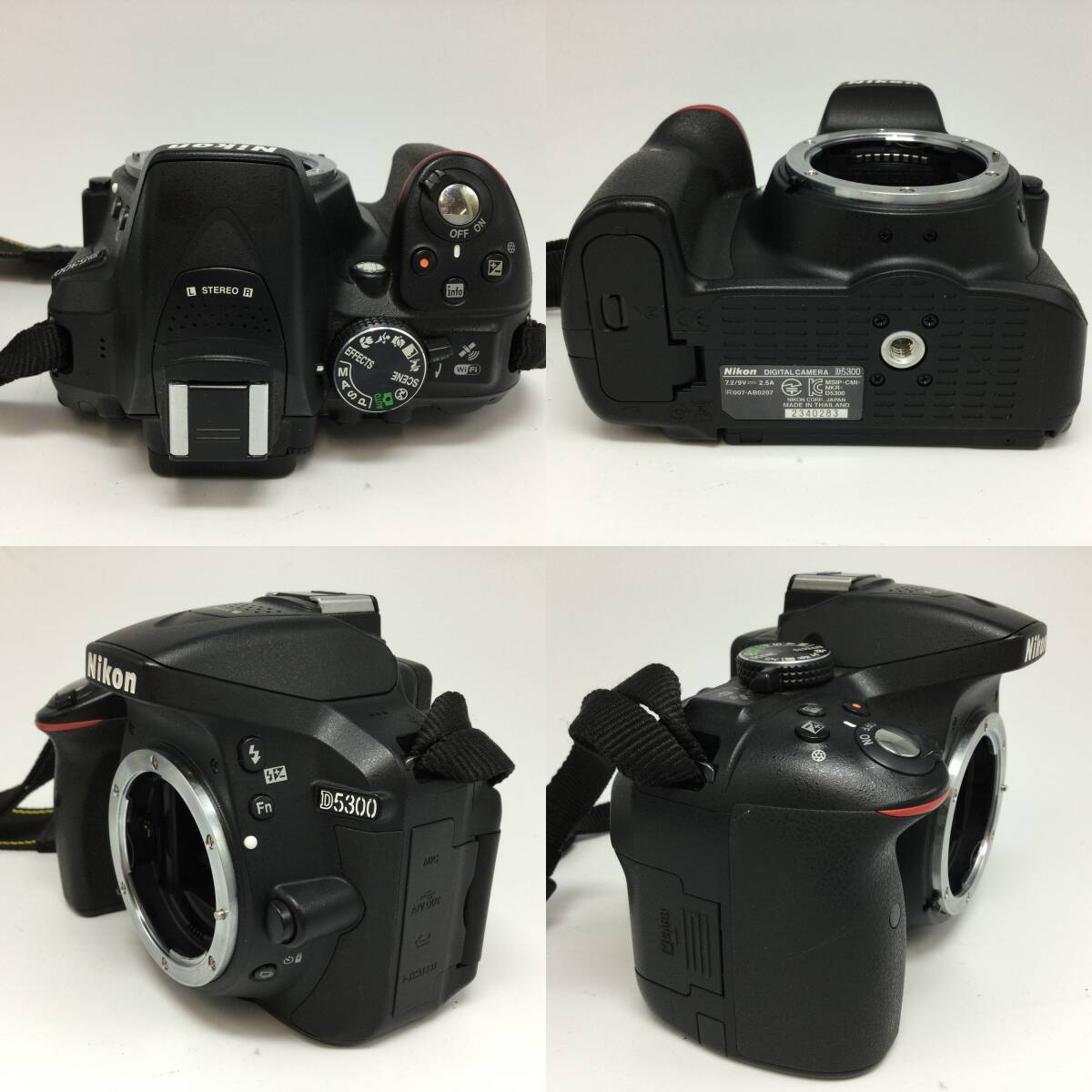 S72□【通電/動作/精度未確認】レンズセット Nikon ニコン D5300 一眼