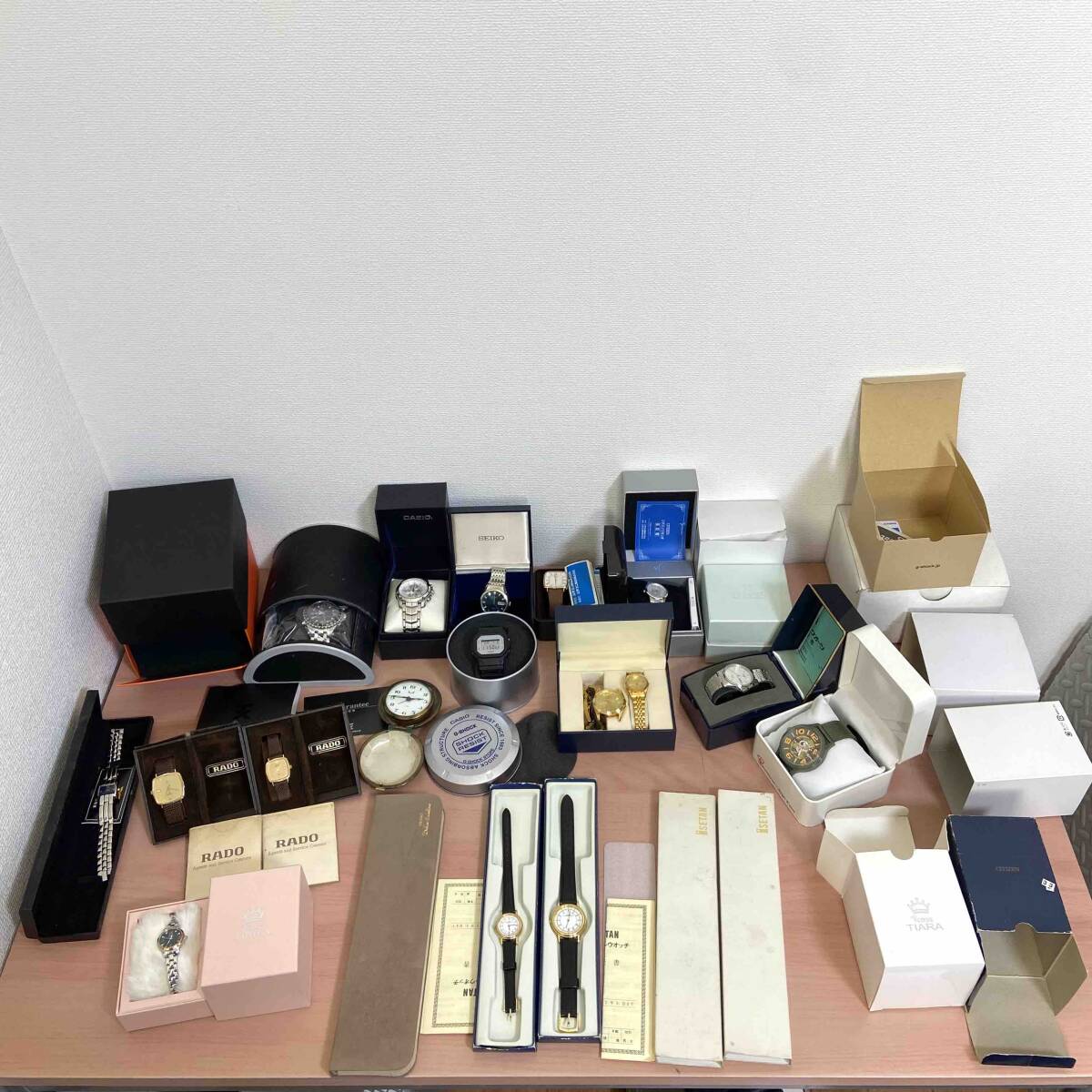 1円～ SEIKO CITIZEN CASIO ラドー TIMEX など 時計 まとめ売り Y1496_1