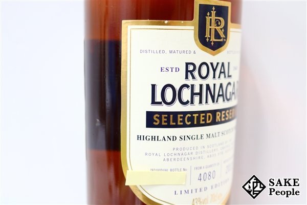 ◇注目! ロイヤル・ロッホナガー セレクテッド リザーブ リミテッド エディション 2012 シングルモルト 700ml 43％ スコッチ 750ml ◇注目! ロイヤルロッホナガー 同梱OK商品ROYAL 木 値下げしました