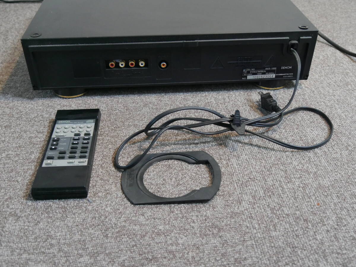 DENON ＣＤデッキ： DCD-1600リモコン付き_5
