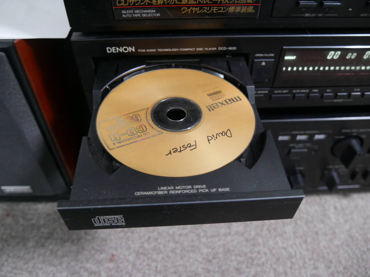 DENON ＣＤデッキ： DCD-1600リモコン付き_6