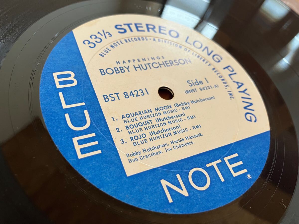 ボビー ハッチャ－スン ハプニングス Van Gelder刻印 BST-84231 Blue Note Bobby Hutcherson 帯付き_4