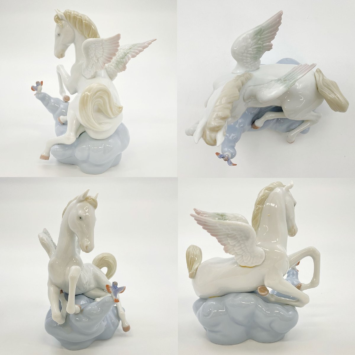 Lladro リヤドロ #6242「小鳥と遊ぶペガサス」フィギュリン ※同梱不可 