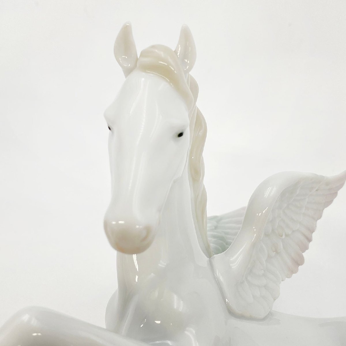 Lladro リヤドロ #6242「小鳥と遊ぶペガサス」フィギュリン ※同梱不可 