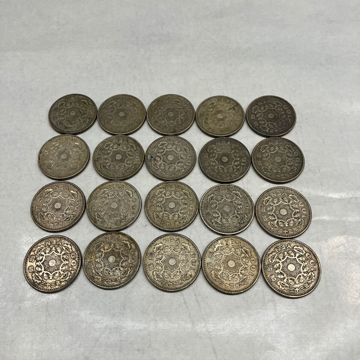 鳳凰 銀貨 鳳凰100円銀貨 昭和32年 古銭買取専門店アン 鳳凰100円銀貨 