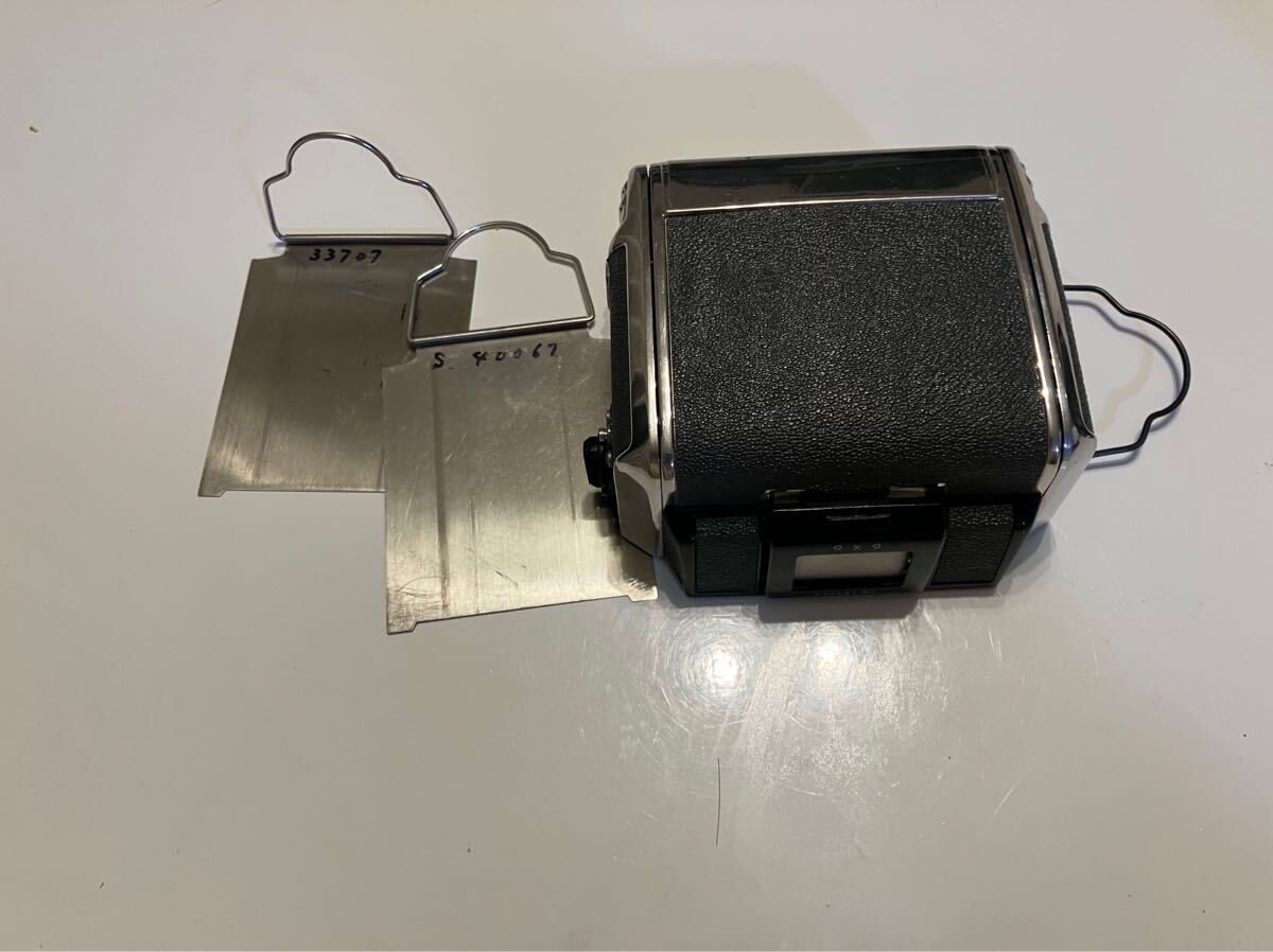 たじ BRONICA S2用 フィルムバック 6 x 6 動作未確認 詳細不明 中判 家電