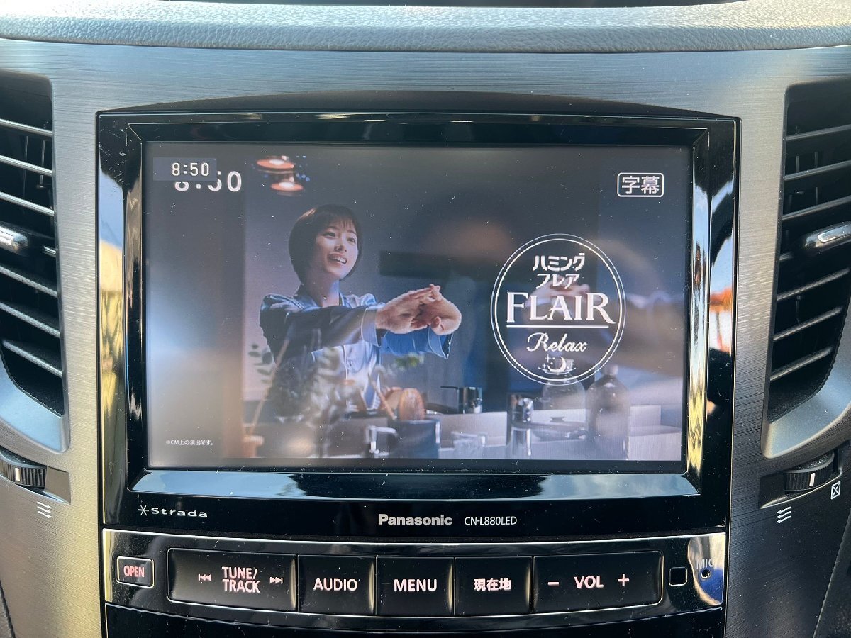 スバル 純正ナビ　Panasonic CN-L880LED 本体 パナソニック CN-L880LED ナビゲーション-navigation スバル 純正ナビ