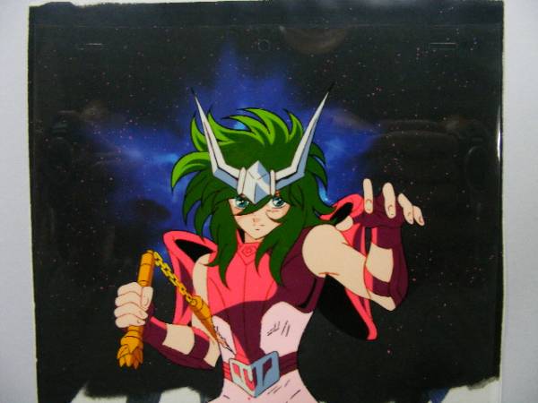 ☆聖闘士星矢「アンドロメダ瞬」のセル画（荒木伸吾・姫野美智）(聖