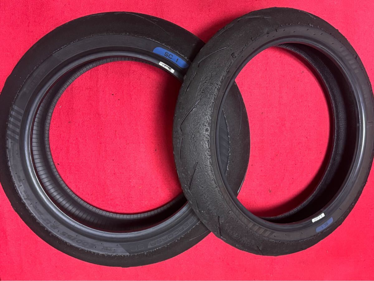 中古前後set!ブリヂストン◎S21. 120/70ZR17. 190/50ZR17. CBR900