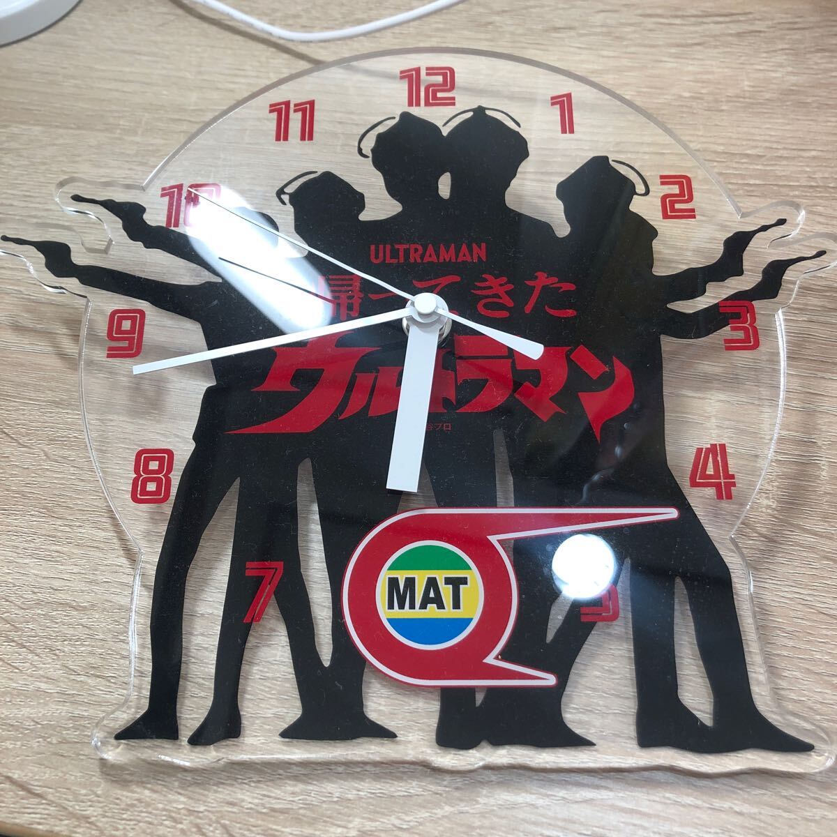 帰ってきたウルトラマン　壁掛け時計　墓場の画廊　MAT隊員 帰ってきたウルトラマン 墓場の画廊 公式通販 MATロゴサーマルロンTEE 『帰ってきたウルトラマン』放送50周年記念企画。2021年1月8 「ミラーマン