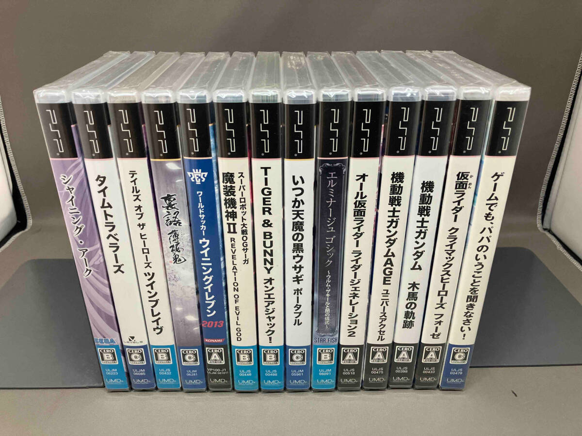 未開封】PSPソフト 14点セット まとめ売り PSP ソフト まとめ売り 24本