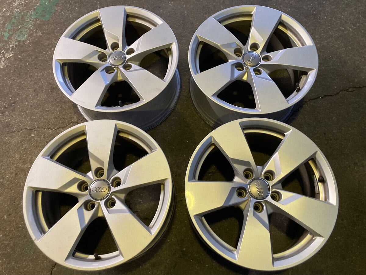 TT アウディ 8S 8.5Jx17 シルバー(銀色)系 即決◇美品◇アウディ 8S⁄