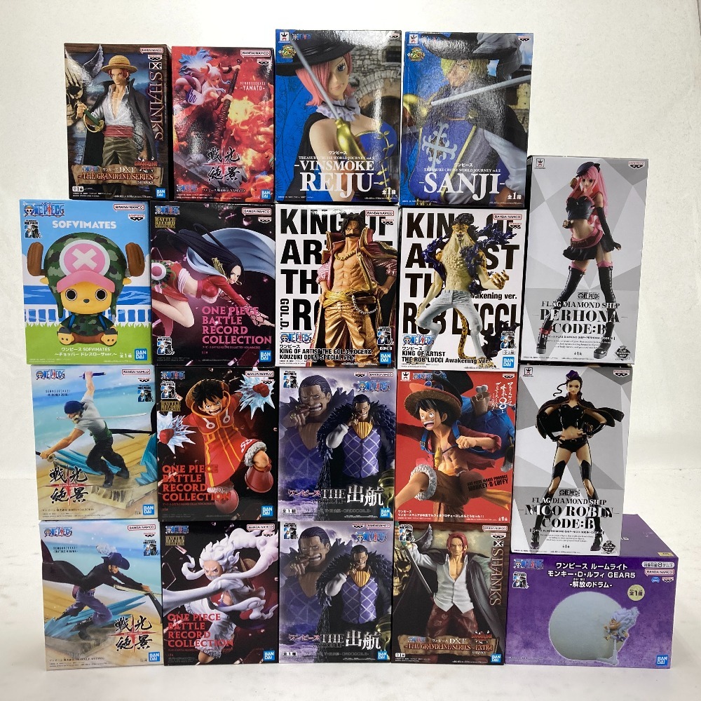 爆買い，得価 02w10613 1円~ ワンピース プライズフィギュア 等 19個セット ルフィ/シャンクス/クロコダイル/ロビン/ペローナ 他 品(その他)｜売買されたオークション情報、yahooの商品情報をアーカイブ公開 - その他