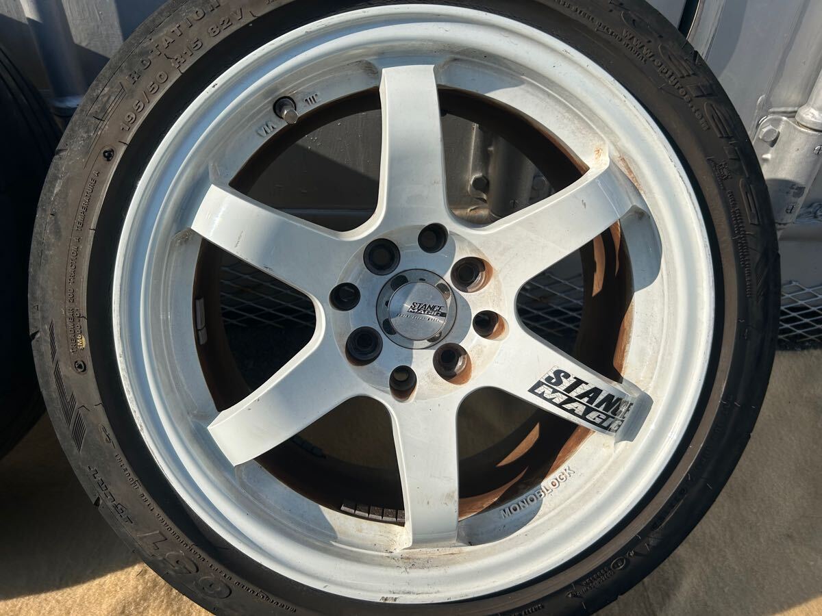 STANCE MAGIC 080 スタンスマジック 8J×15+25 0 100&amp;114.3⁄8穴 