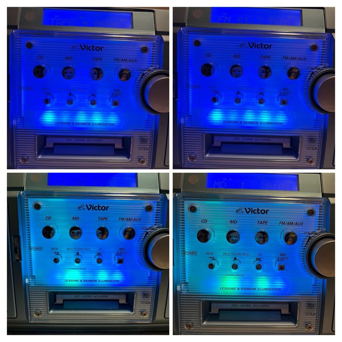 ジャンク品】Victor CD-MD ラジカセ RC-ZX25MD-A …CD&カセットテープ 