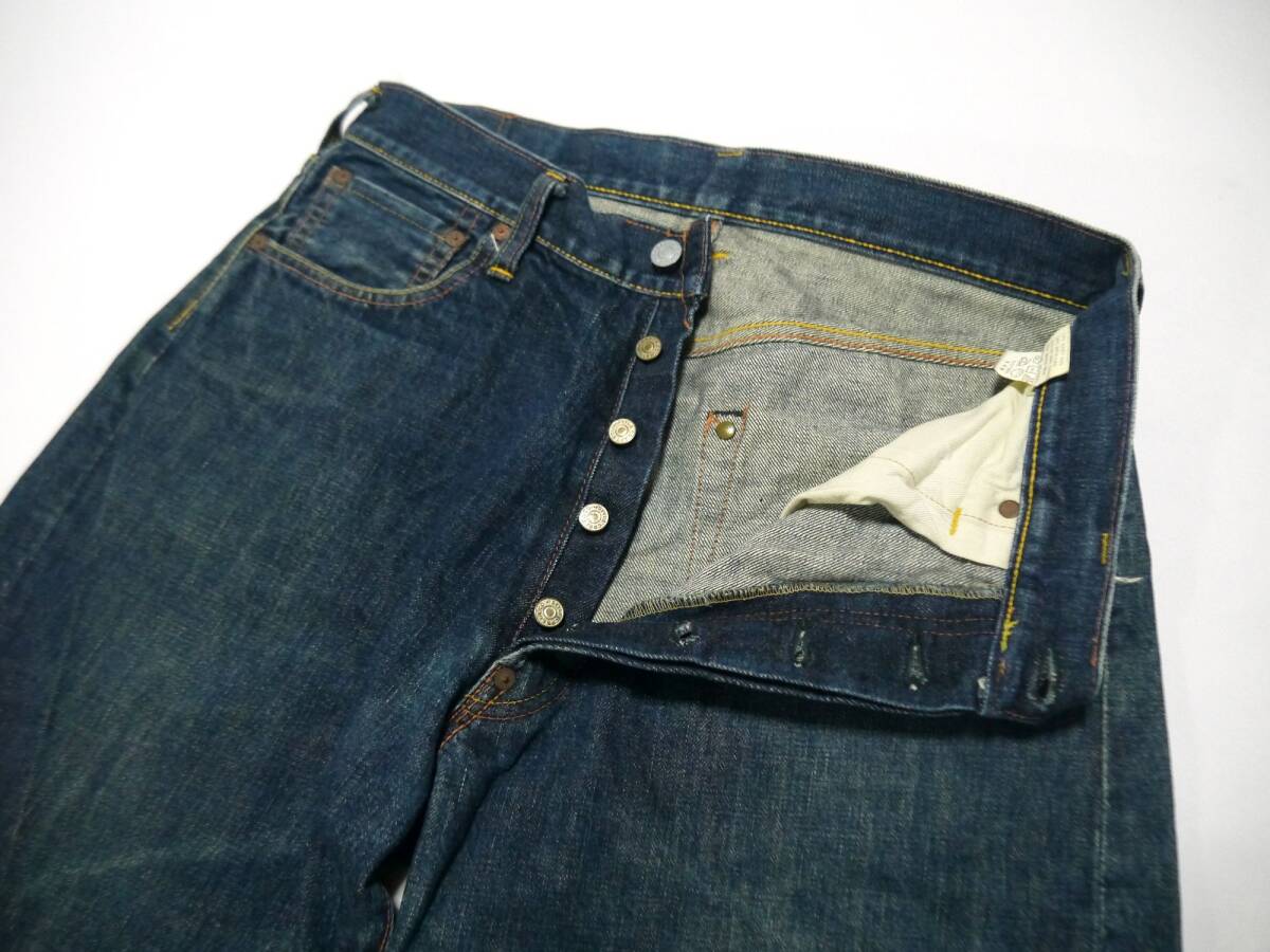 EVISU エヴィスジーンズ カモメ刺繍 No.2 デニムパンツ (W34) カット 