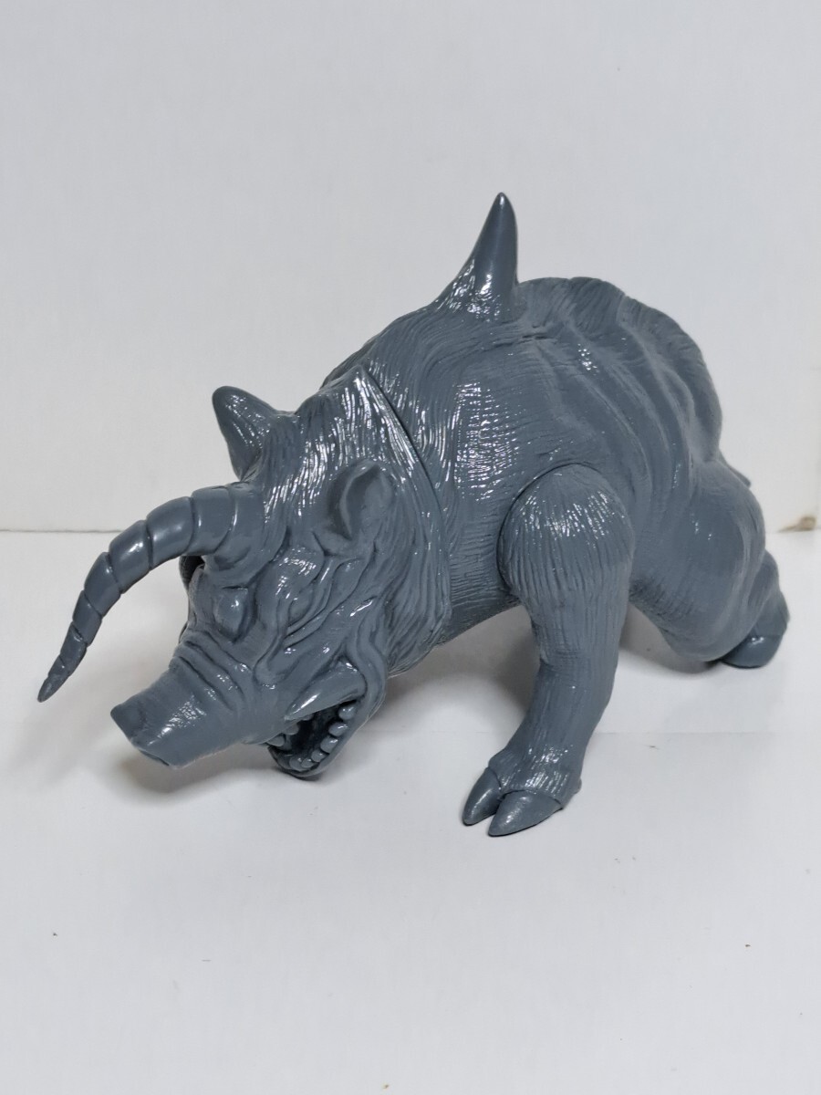 イノカミ グレー成型 未塗装 シカルナ工房 ミドルサイズ ソフビ