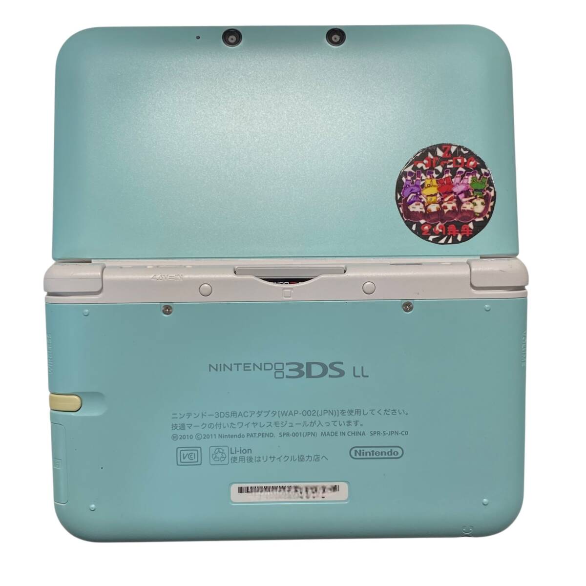 LL ニンテンドー3DS ミント×ホワイト : 3DS 動作確認・初期化 本体付属 