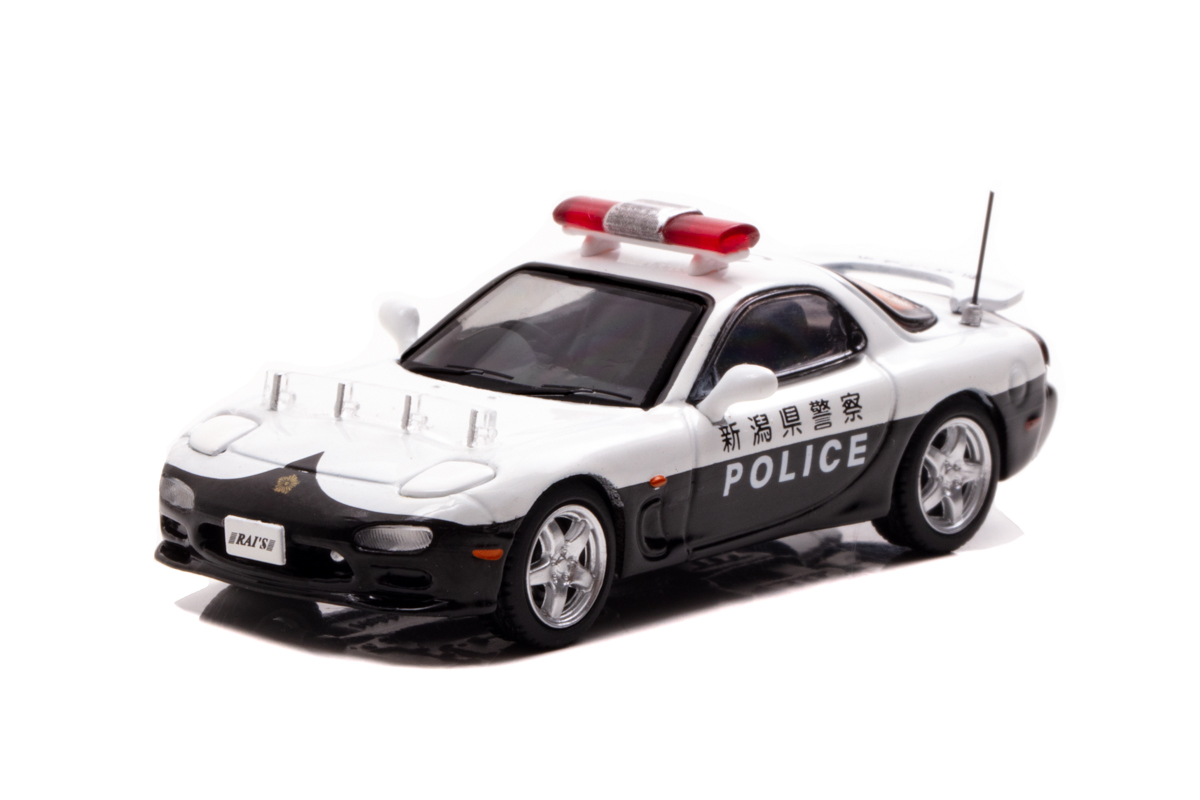 RAI'S 1/64 マツダ RX-7 (FD3S) 新潟県警察交通機動隊車両 (355)