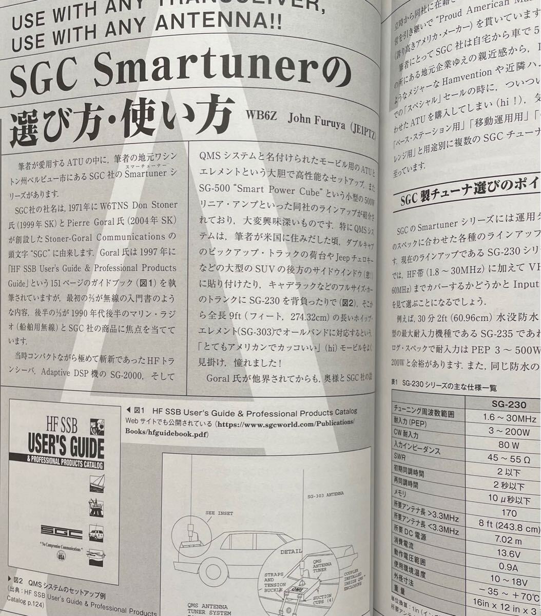 【送料無料】CQ誌2022年7月号(コンパクトアンテナで楽しむ屋外型アンテナチューナー活用スタイル,AH705/FC40/CG3000を使いこなす,利島移動)_8