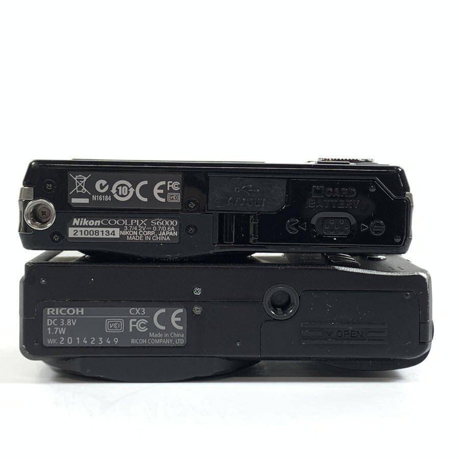 現状品】RICOH CX3 ブラック 簡易動作確認済み リコー デジタルカメラ