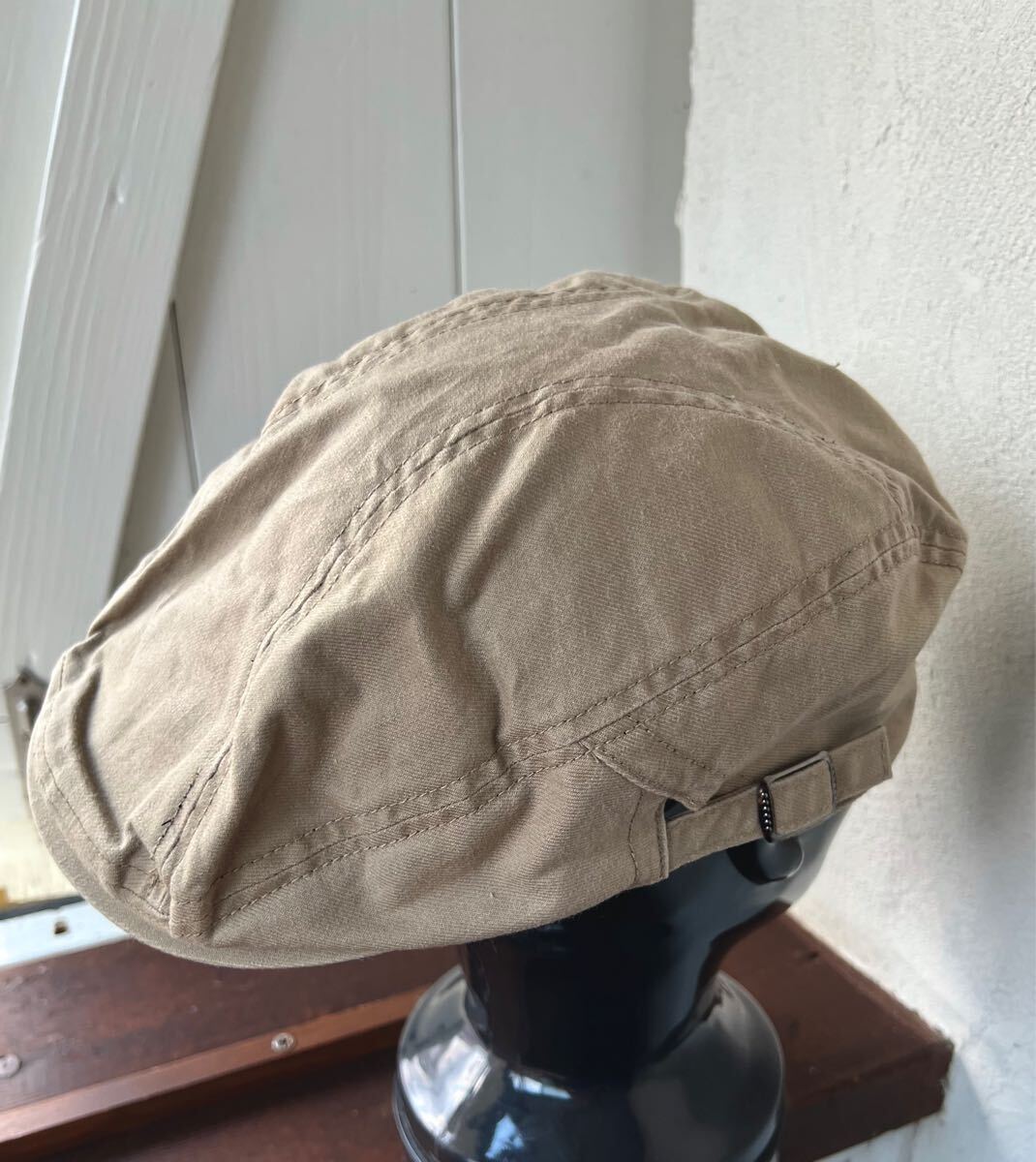 アングラーズハウス ★ Angler's House ☆ サイドホックハンチング ★ タン ☆ Lサイズ ★ 少々ほつれ有り ハンチング_1