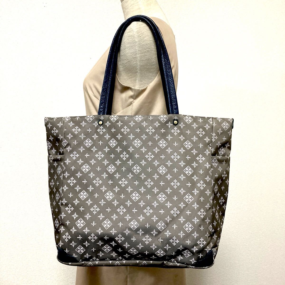 ラシット russet トートバック ダークグレー 美品 ショルダーバッグ 