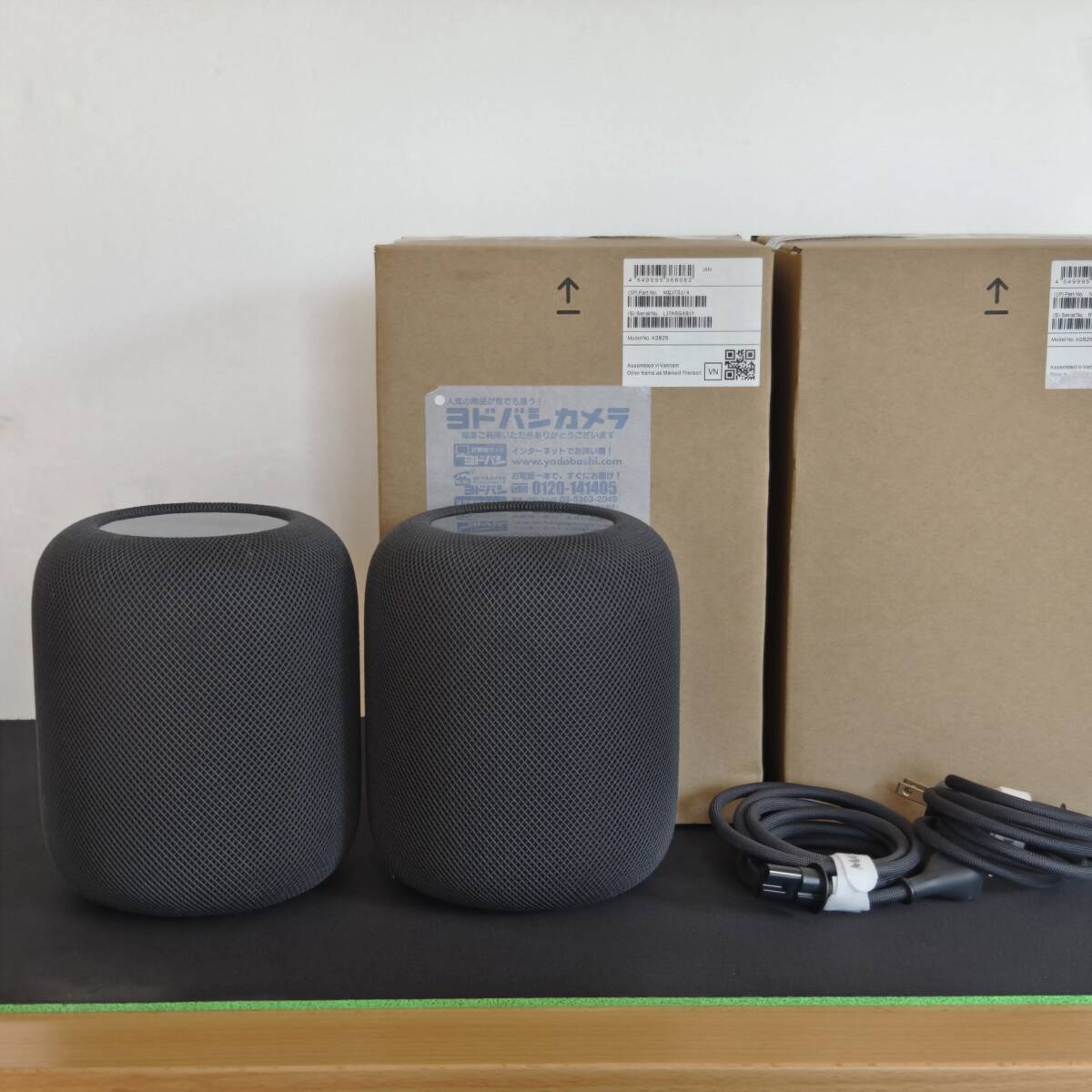 Apple HomePod 第二世代 ブラック 2台セット 美品 箱付き 【公式通販】