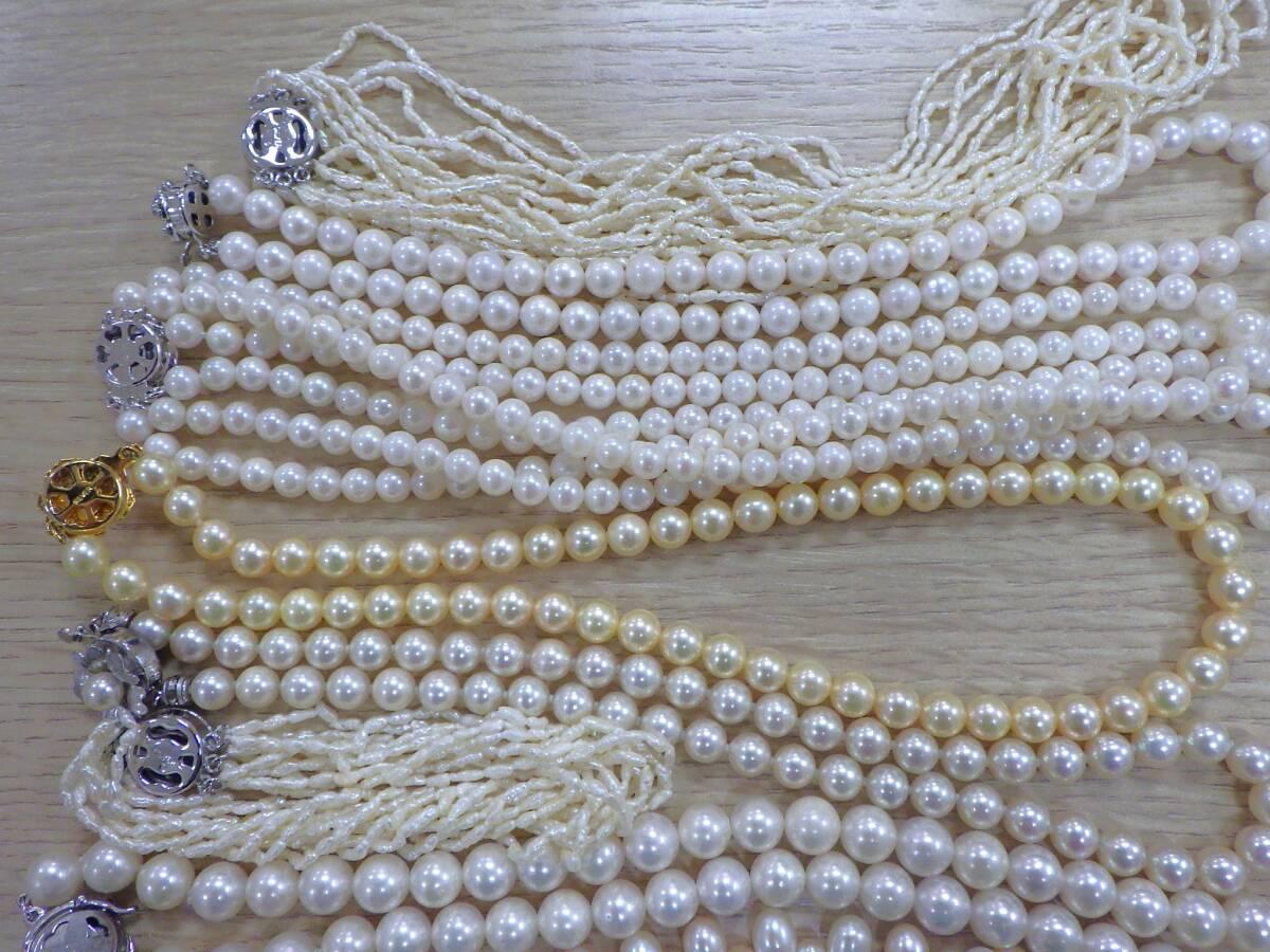 ♯A【1円スタート!!】SILVER パール フェイクパール 混在 アクセサリー イミテーション まとめ_2