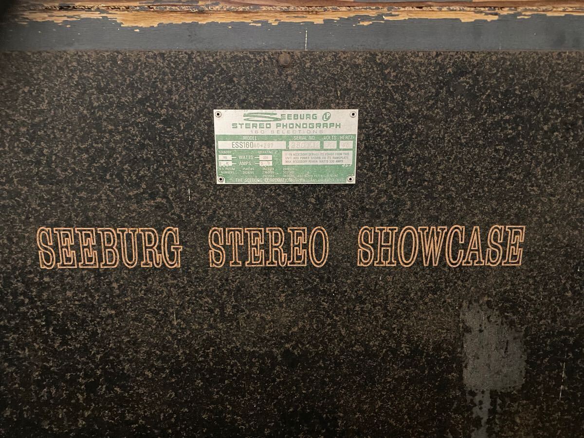シーバーグ SEEBURG ジュークボックス ステレオ ショーケース ESS160 AQ-297 当時物 ヴィンテージ ビンテージ 昭和 レトロ インテリア 什器_9