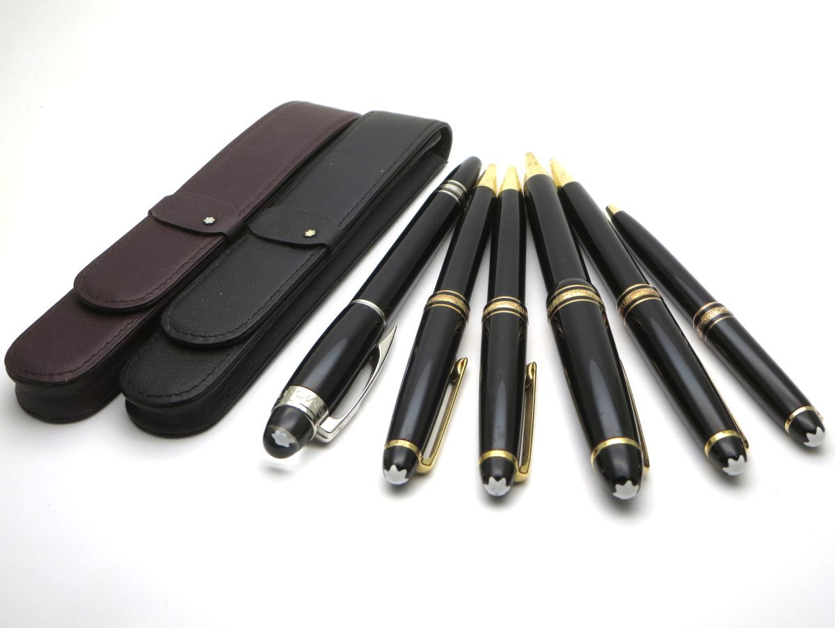 1000円スタート ボールペン/シャーペン 計6点 MONTBLANC モンブラン