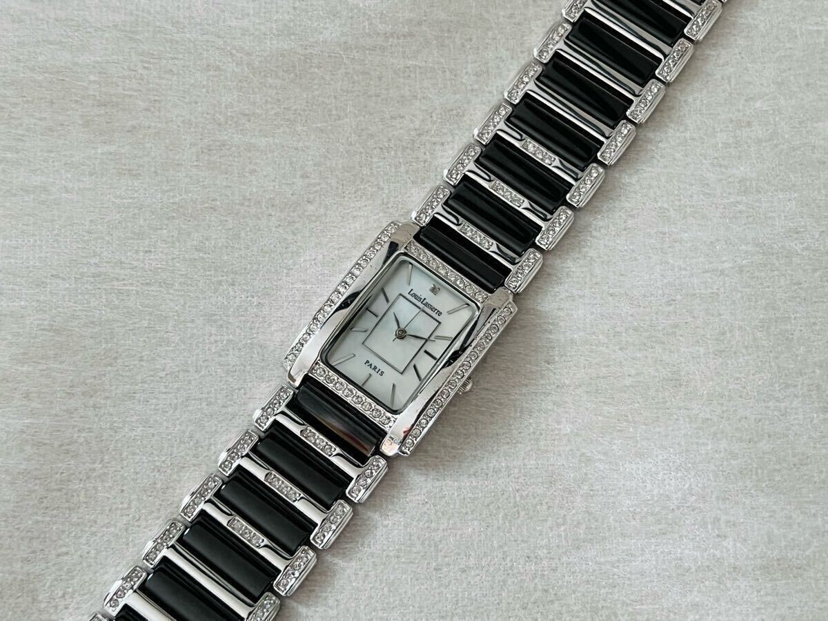 ◯【稼働品】Louis lasserre ルイラセール 腕時計 QZ スクエアタイプ 