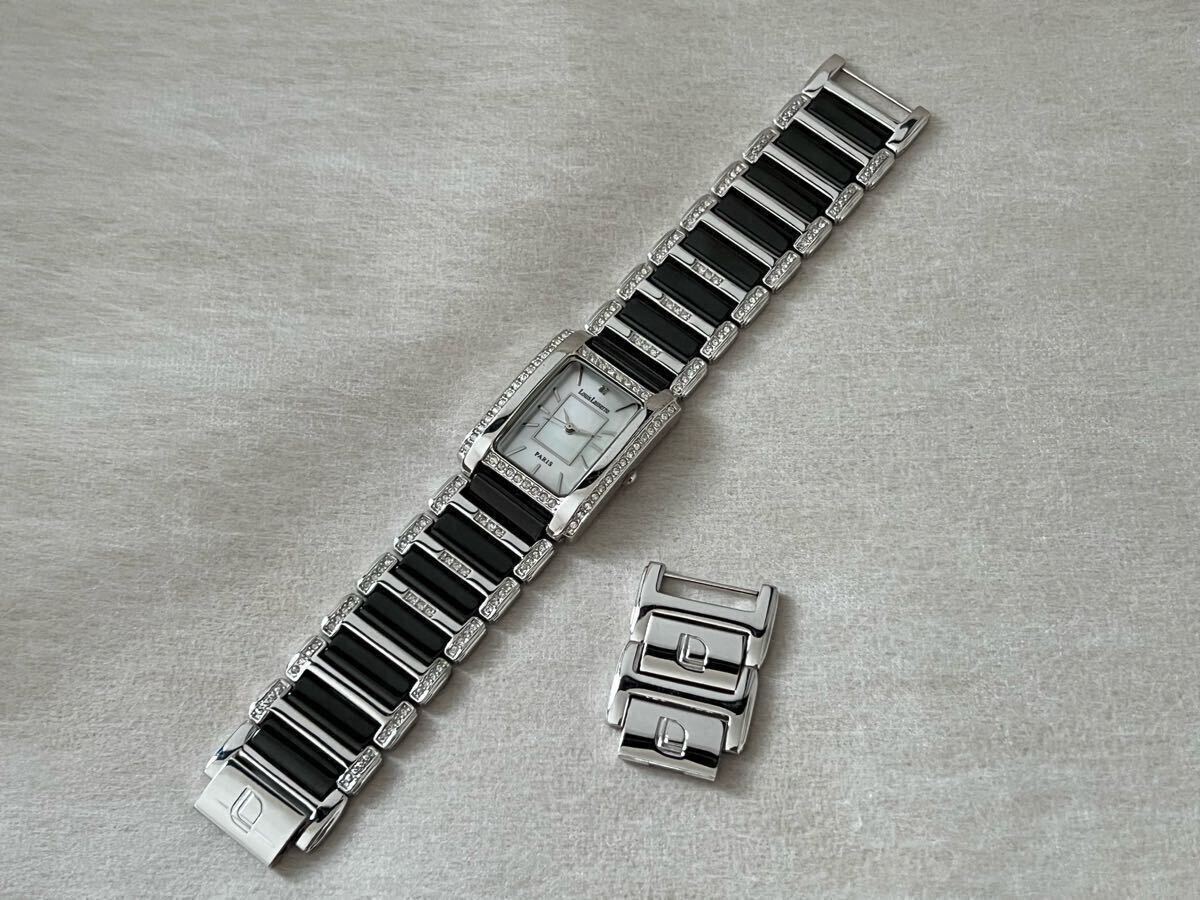 ◯【稼働品】Louis lasserre ルイラセール 腕時計 QZ スクエアタイプ 